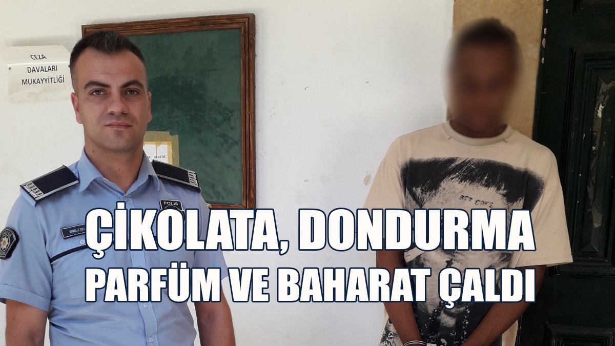 Marketten 588 TL Değerinde Ürün Çaldı