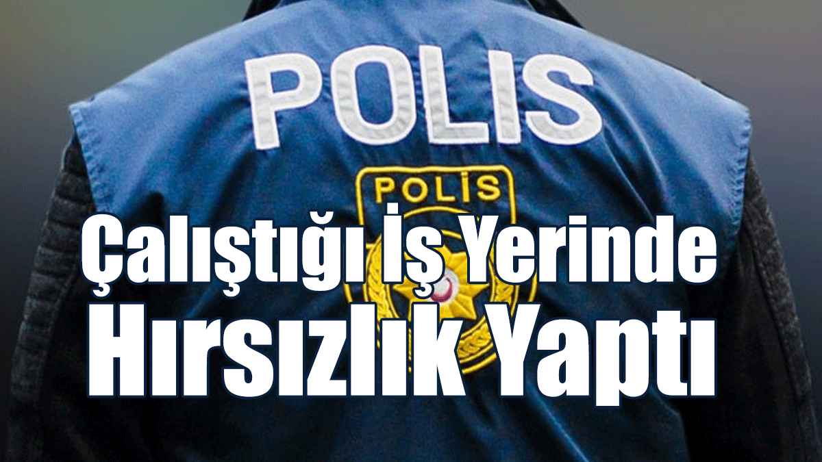 Çalıştığı İş Yerinde Hırsızlık Yaptı