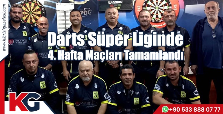 Darts Süper Liginde 4. Hafta Maçları Tamamlandı