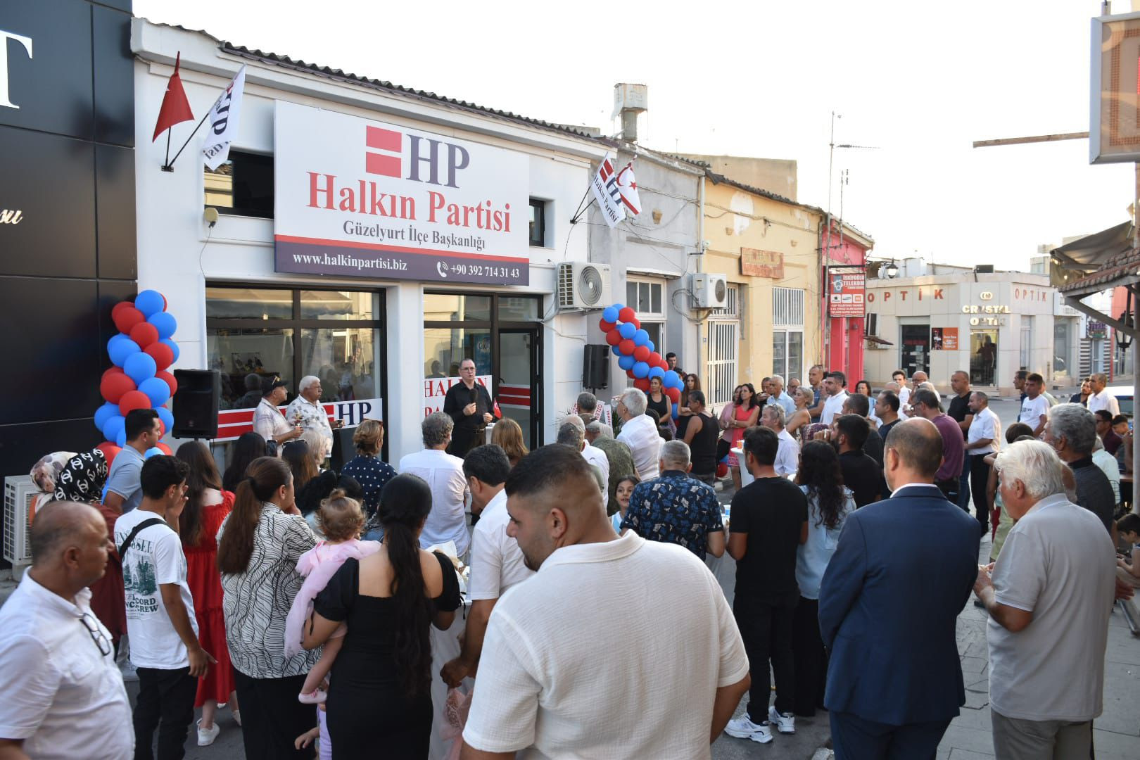 Halkın Partisi Güzelyurt yeni ilçe binası açıldı