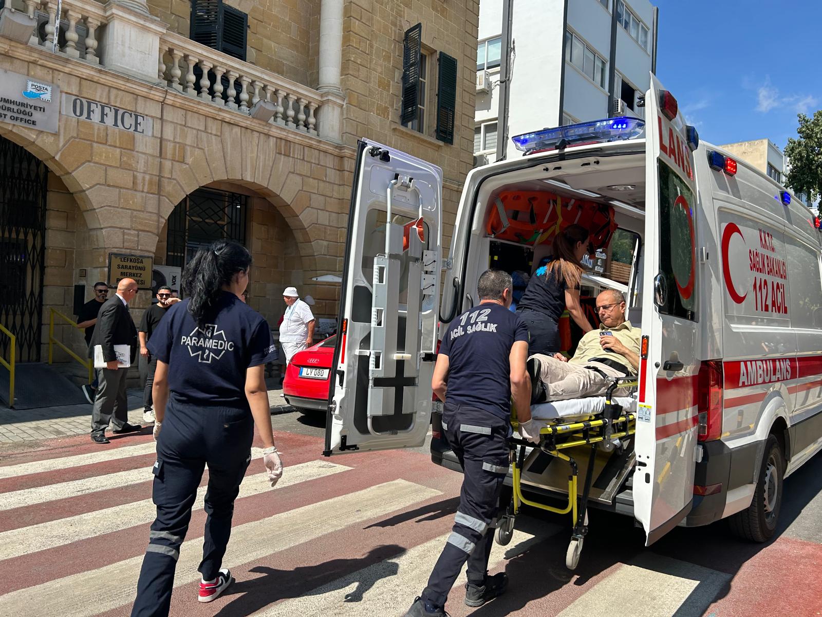Milletvekili Sami Özuslu mahkeme çıkışı rahatsızlandı