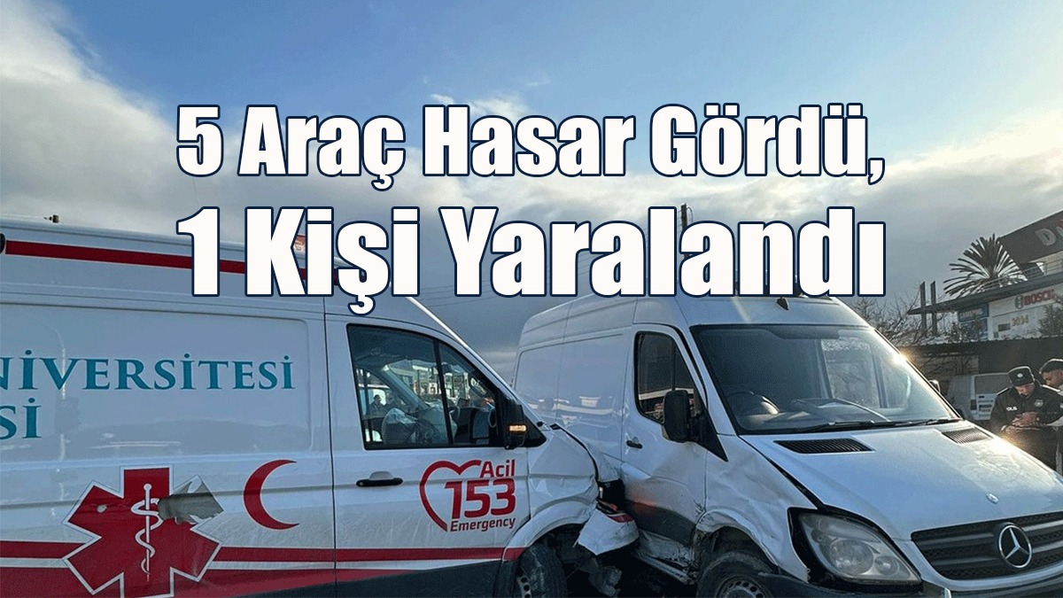 Lapta-Alsancak Anayolu’nda kaza