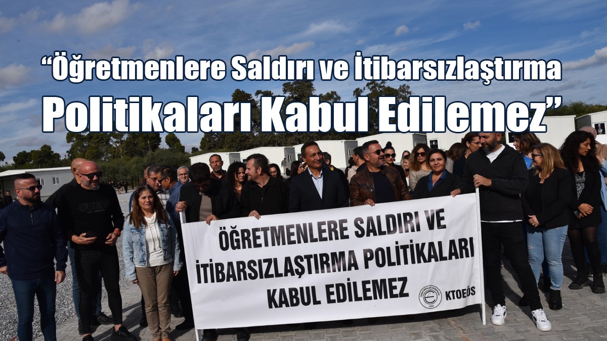 “Öğretmenlere Saldırı ve İtibarsızlaştırma Politikaları Kabul Edilemez”