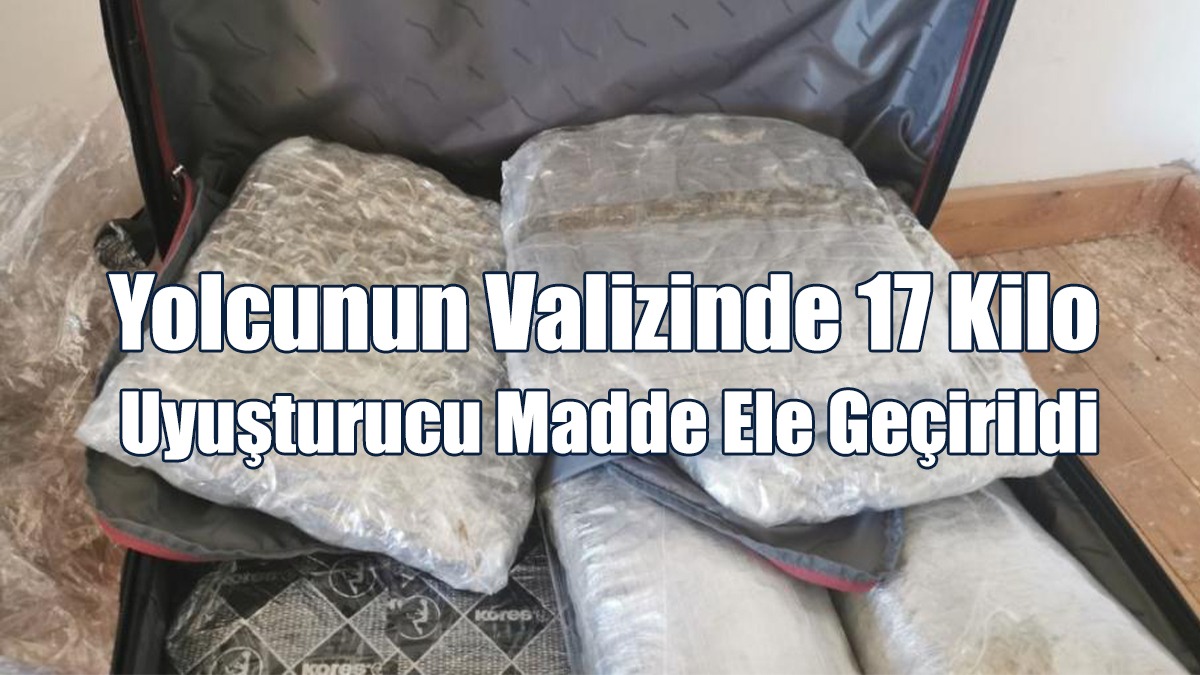 Baf Havaalanı’nda Yolcunun Valizinde 17 Kilo Uyuşturucu Madde Ele Geçirildi