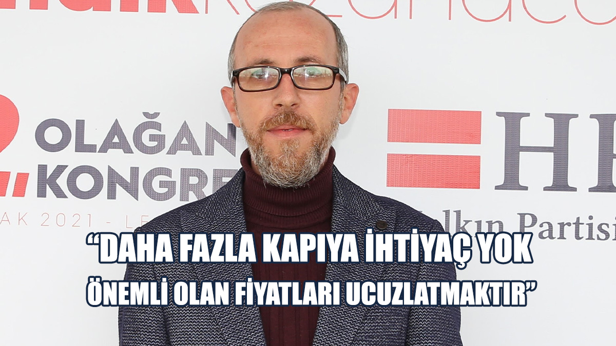 HP Genel Sekreteri Alas, Hükümeti Eleştirdi