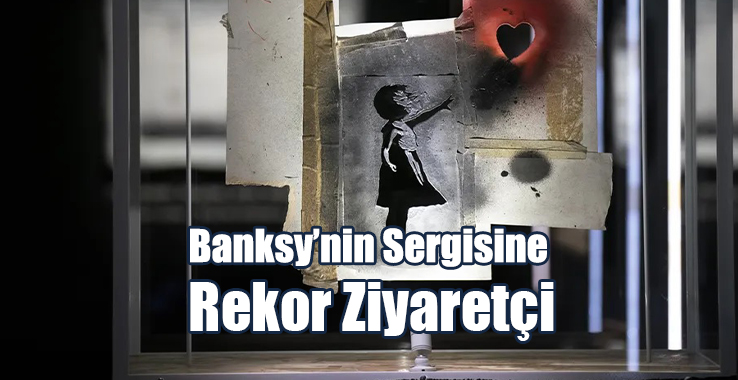 Banksy’nin Glasgow Sergisine Rekor Ziyaretçi