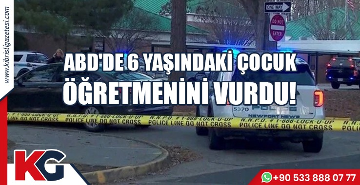 ABD'de 6 Yaşındaki Çocuk  Öğretmenini Vurdu!