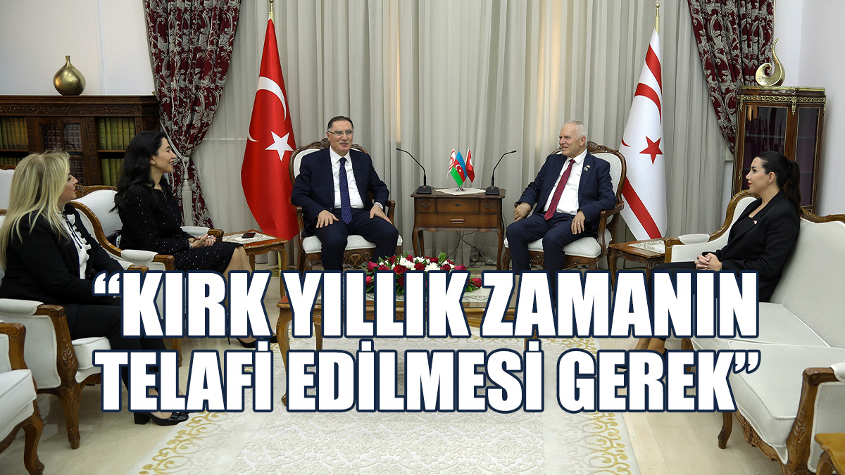 Töre, Malkoç İle Aliyeva'yı Kabul Etti