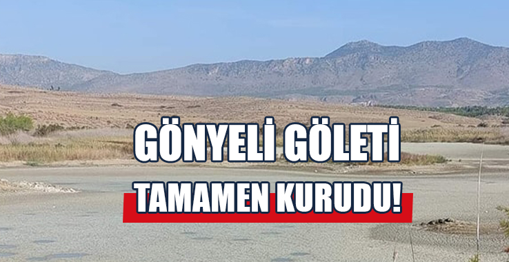 Gönyeli’deki Gölet Kurudu