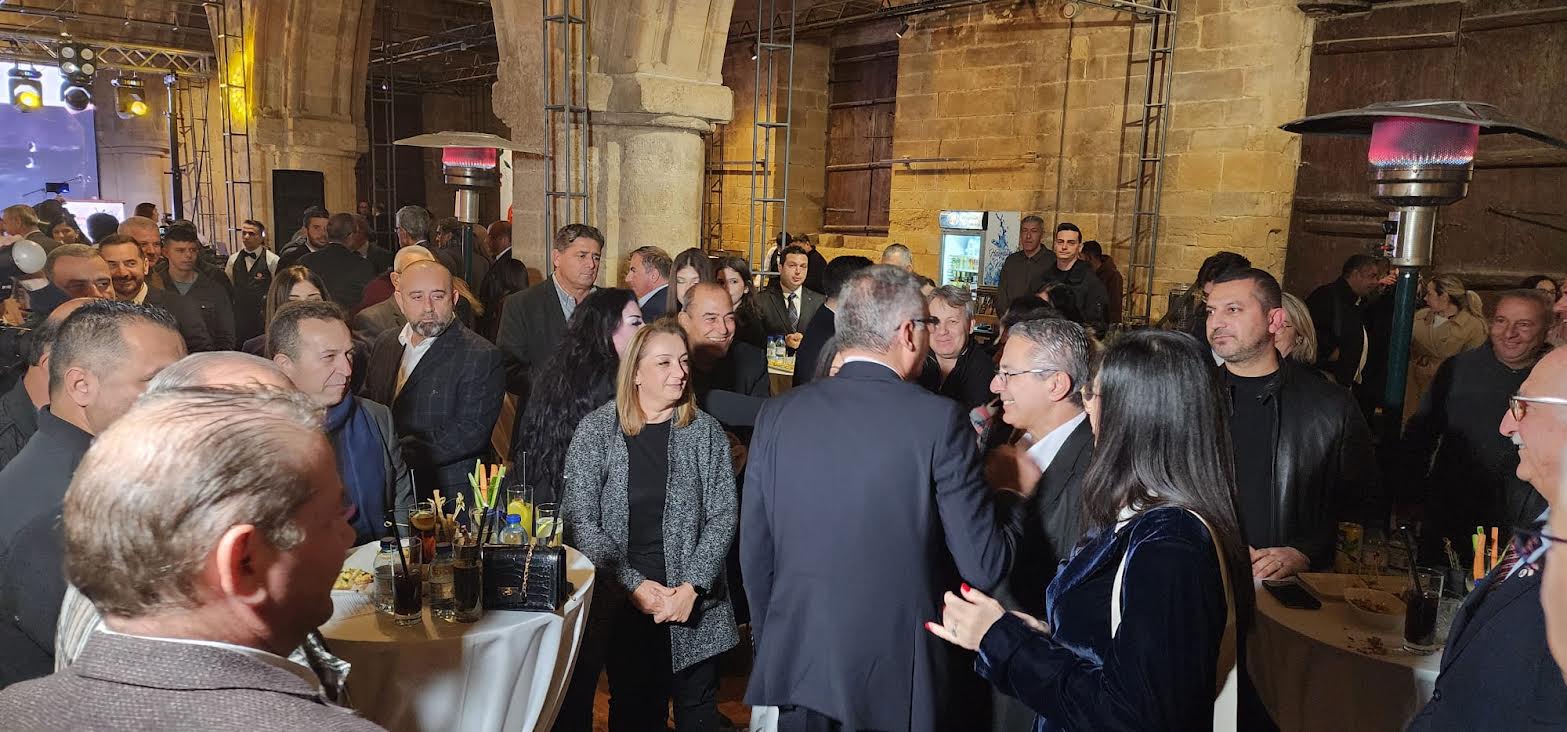 Kıbrıs Türk Sanayi Odası'nın Yeni Yıl resepsiyonu Bedesten’de yapıldı