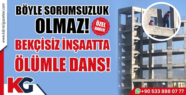Ortaokul Öğrencileri Bekçisiz İnşaatın 7’inci Katında