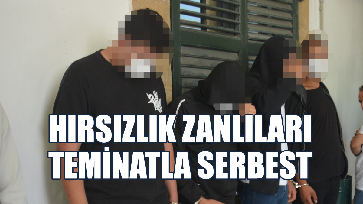 Hırsızlık Zanlıları Tutuksuz Yargılanacak