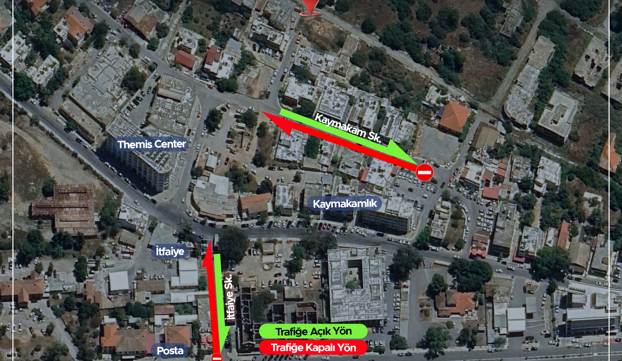 Gazimağusa’da iki sokak trafiğe kapatılacak