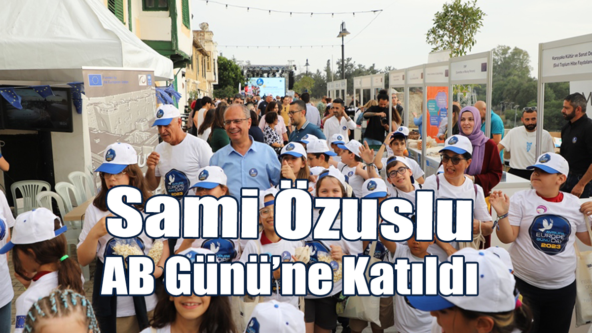 Özuslu, AB Günü’ne katıldı