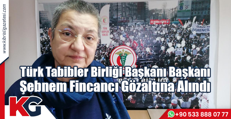 Türk Tabipleri Birliği Başkanı Şebnem Fincancı Gözaltına Alındı