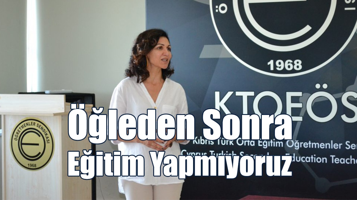 Eylem: Öğleden Sonra Eğitim Yapmıyoruz