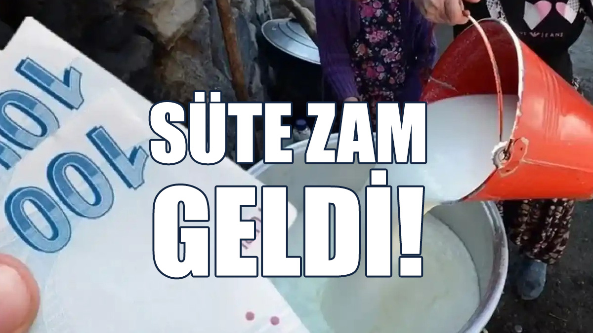 Süte 10 TL zam!