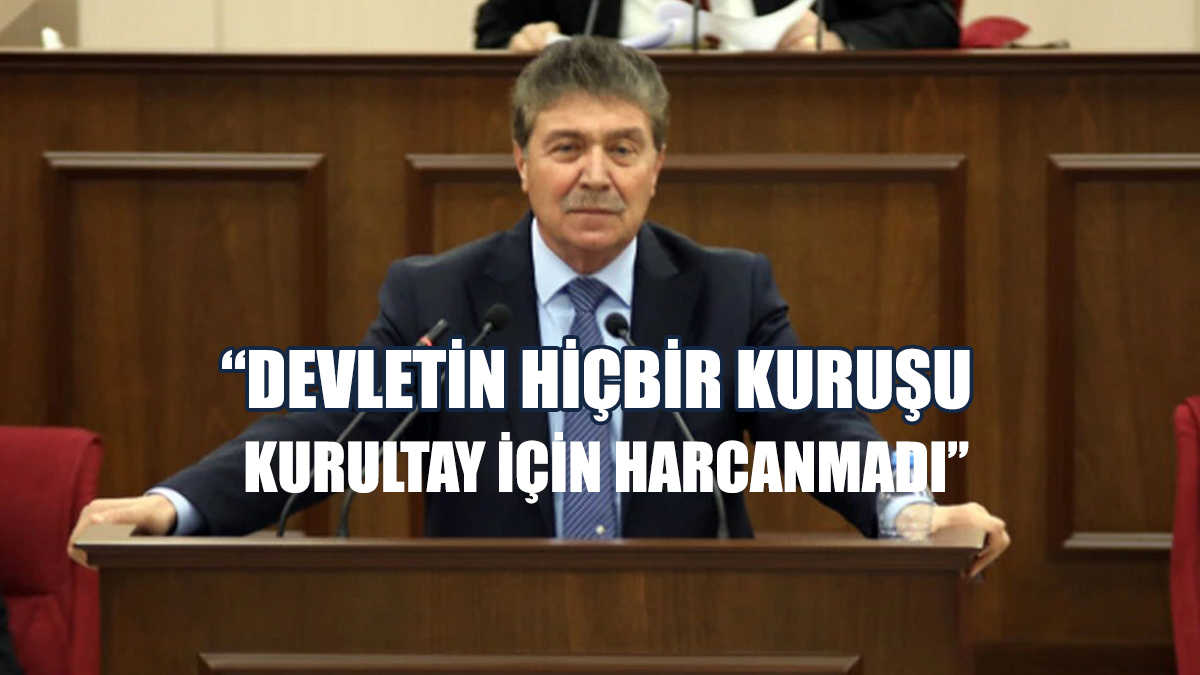 Üstel: Devletin Hiçbir Kuruşu Kurultay İçin Harcanmadı