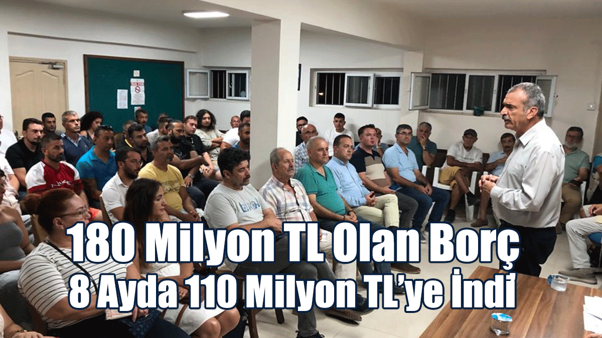 Uluçay: Belediyenin 180 Milyon TL Olan Borcunu, 8 Ayda 110 Milyon TL’ye İndirdik