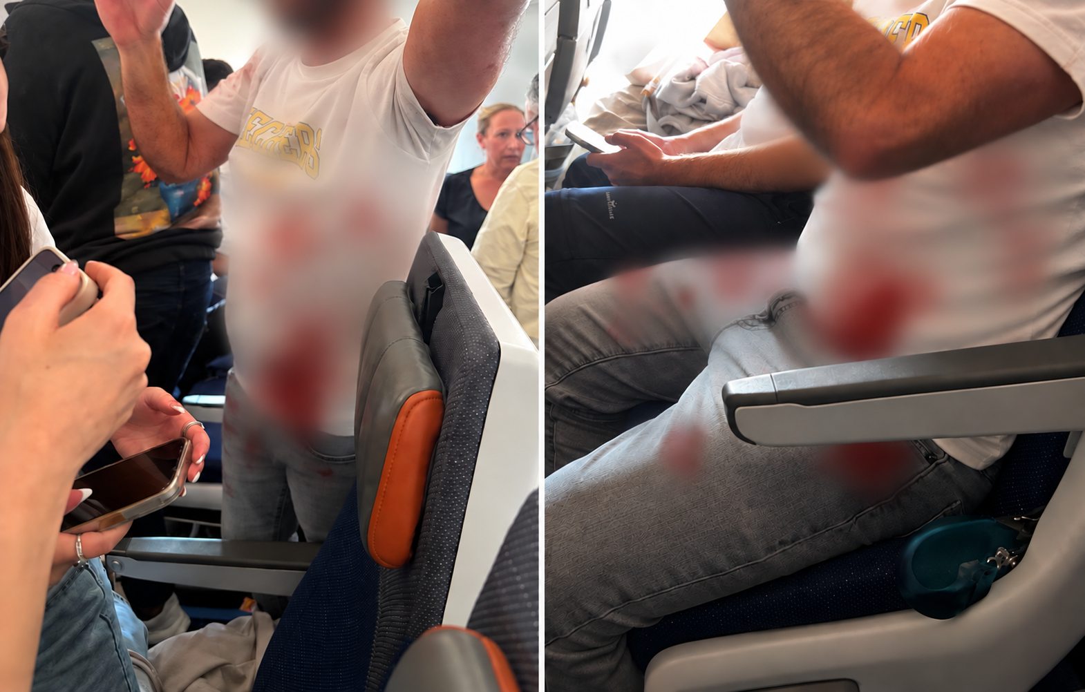 Kaçırıldığı iddia edilmişti… Uçağın içinden görüntüler geldi
