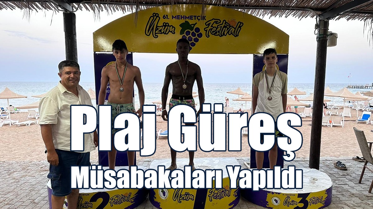 Plaj Güreş Müsabakaları Yapıldı