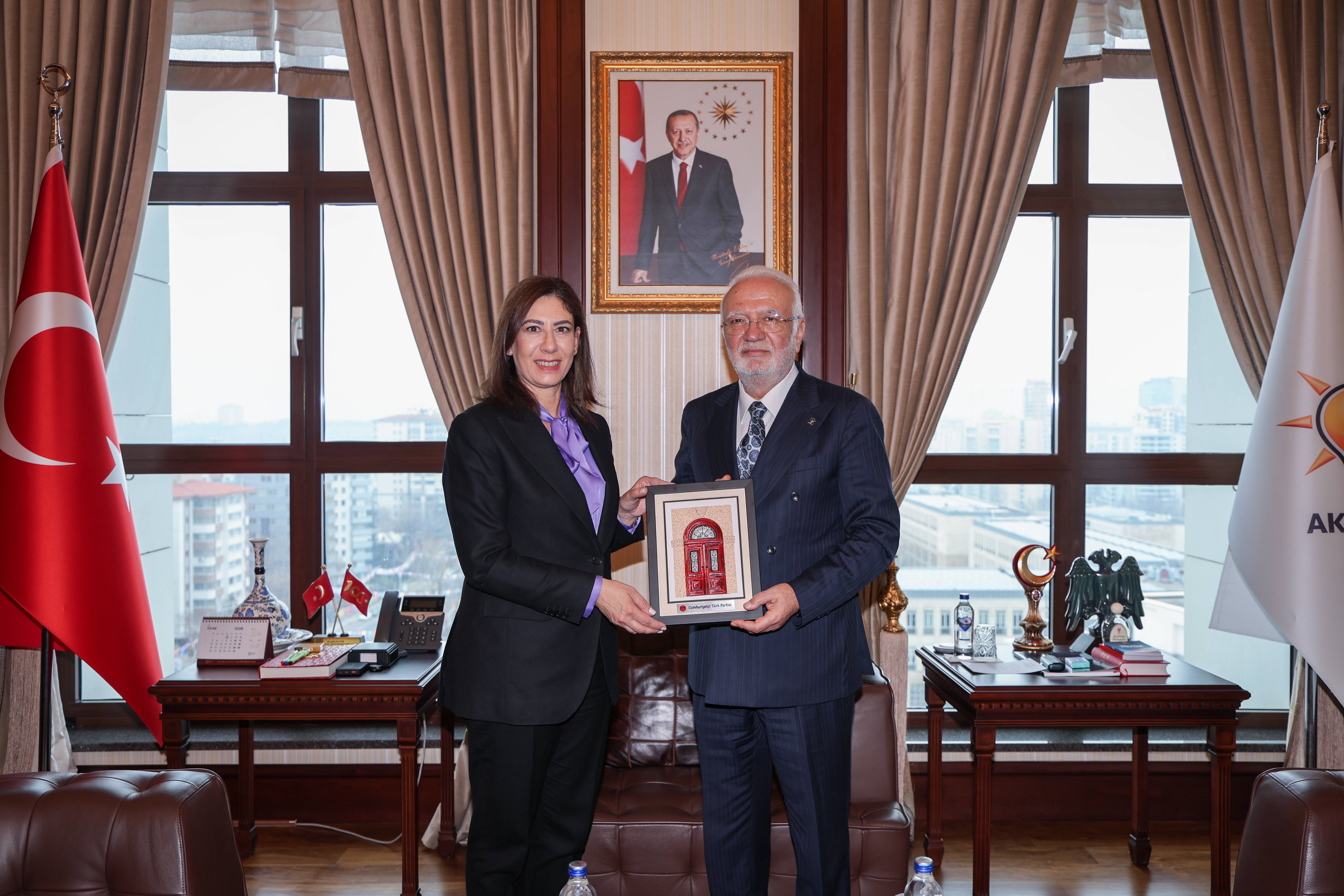 İncirli, AK Parti Genel Başkan Yardımcısı Elitaş ile görüştü