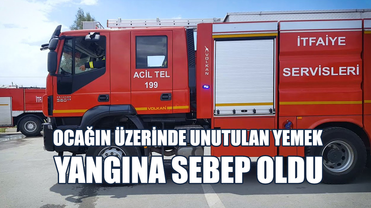 Göçmenköy'de Ev Yangını