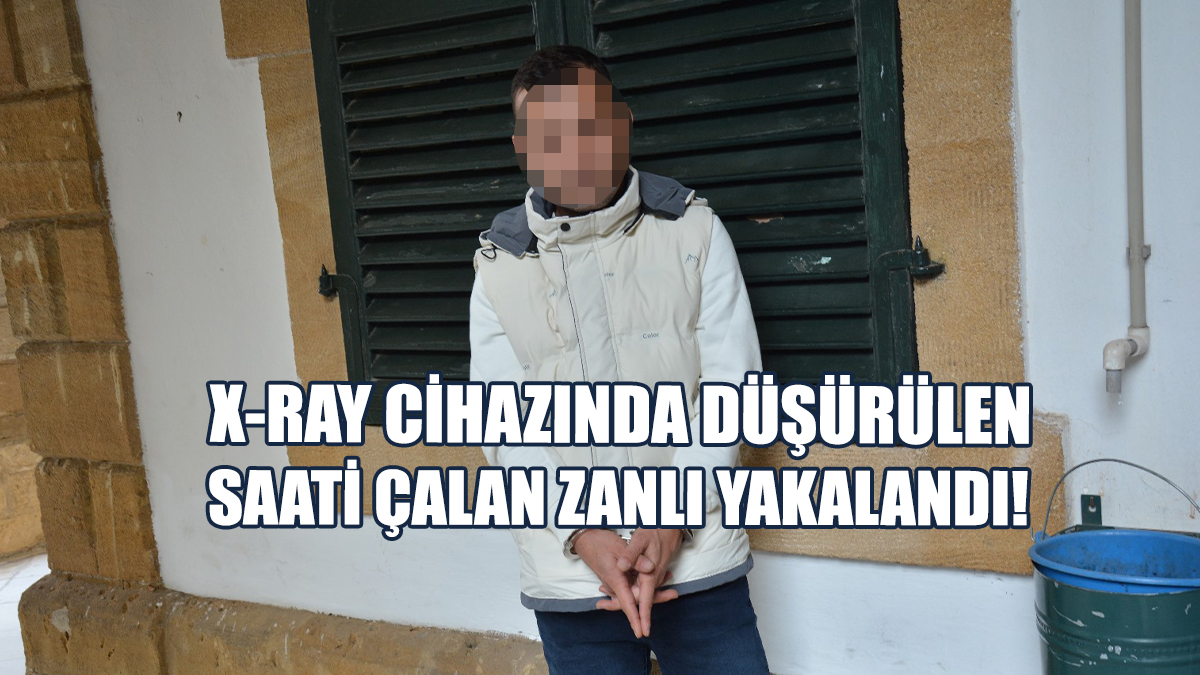 Ercan’da Hırsızlık Yapan Zanlı Kaçak Çıktı!