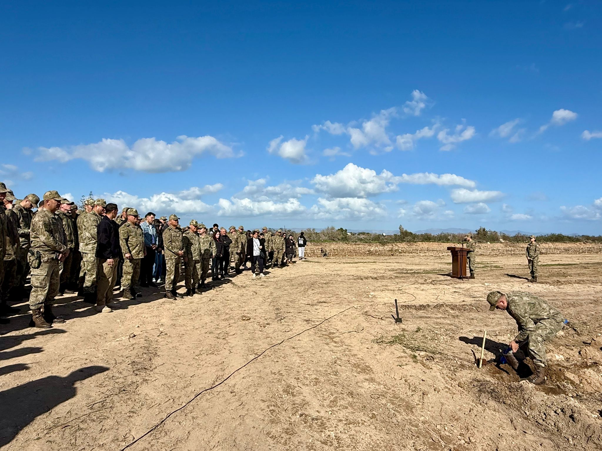 Gülseren Kışlası’nda fidan dikim etkinliği düzenlendi