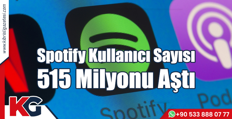 Spotify Kullanıcı Sayısı 515 Milyonu Aştı