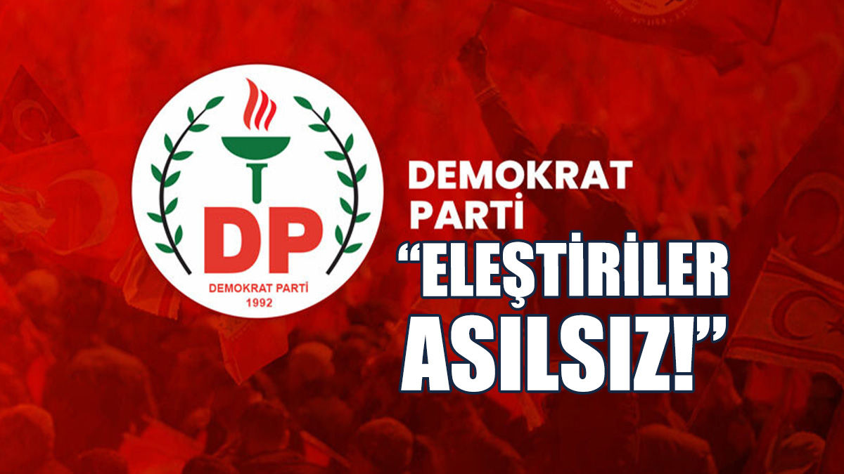 DP’den Hasan Tosunoğlu’nun İstifasına İlişkin Açıklama