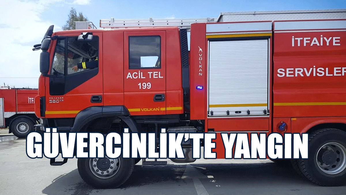 Güvercinlik’te Yangın
