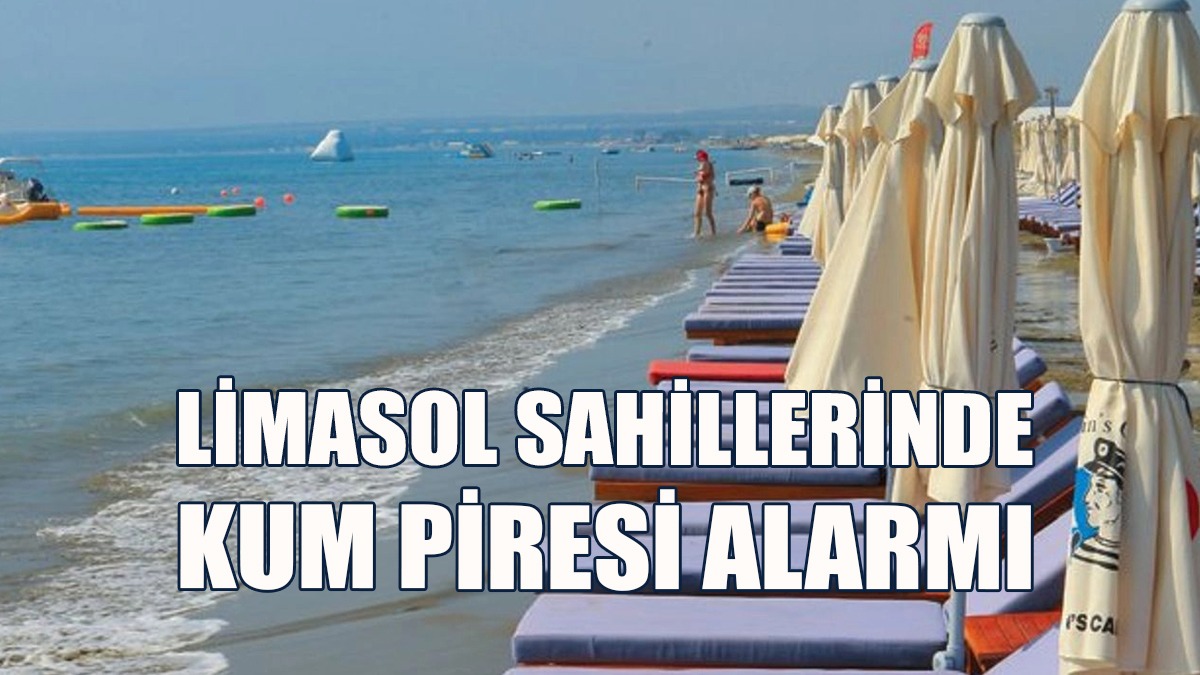 Limasol Sahillerinde Kum Piresi Alarmı