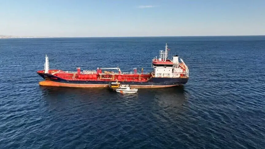 Silivri açıklarındaki kazada batan geminin yeri tespit edildi