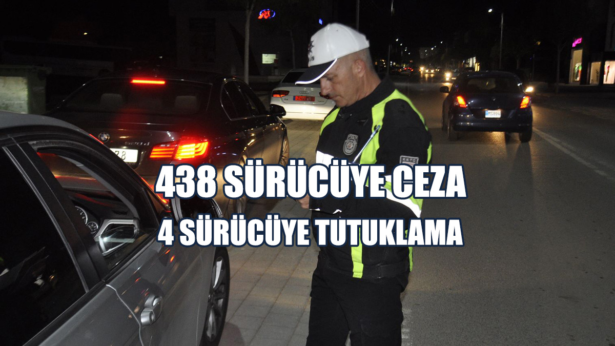 438 Sürücüye Ceza, 4 Sürücüye Tutuklama