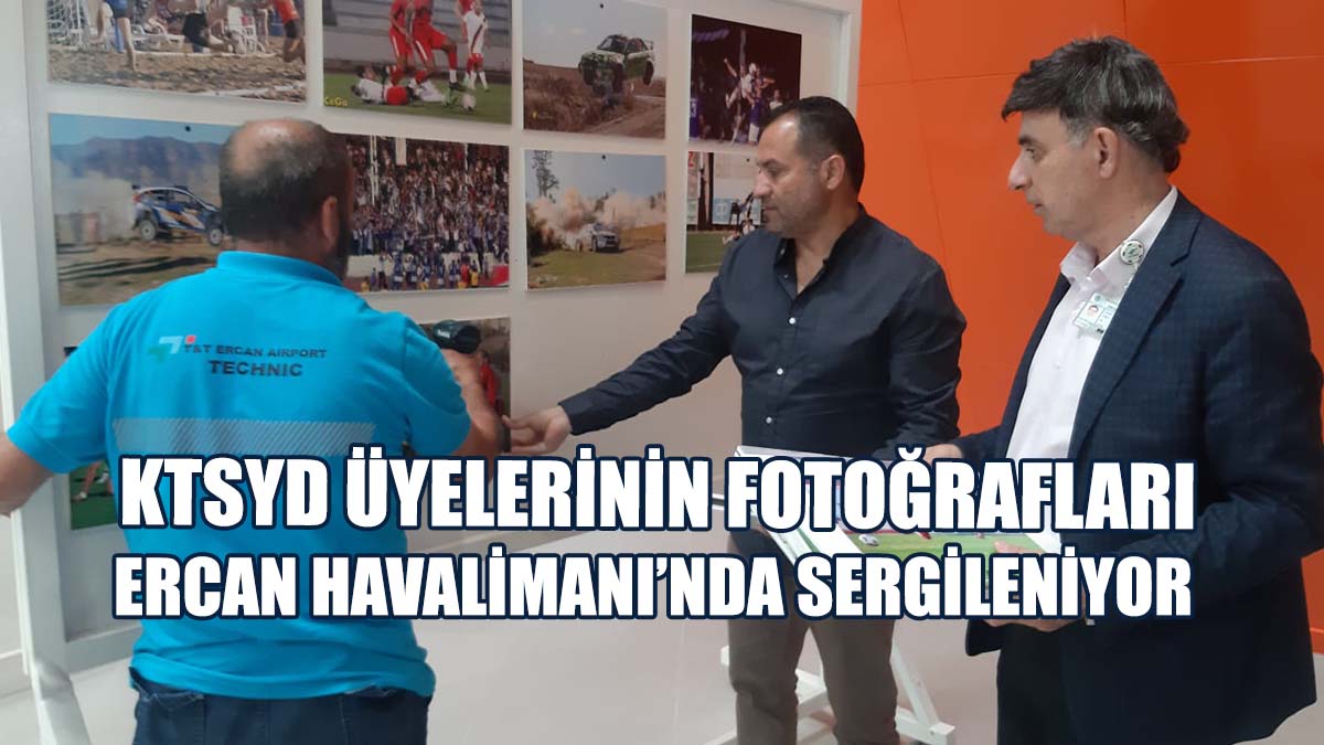 Ercan Havalimanı'nda Spor Müsabakaları Fotoğraflarından Oluşan Sergi