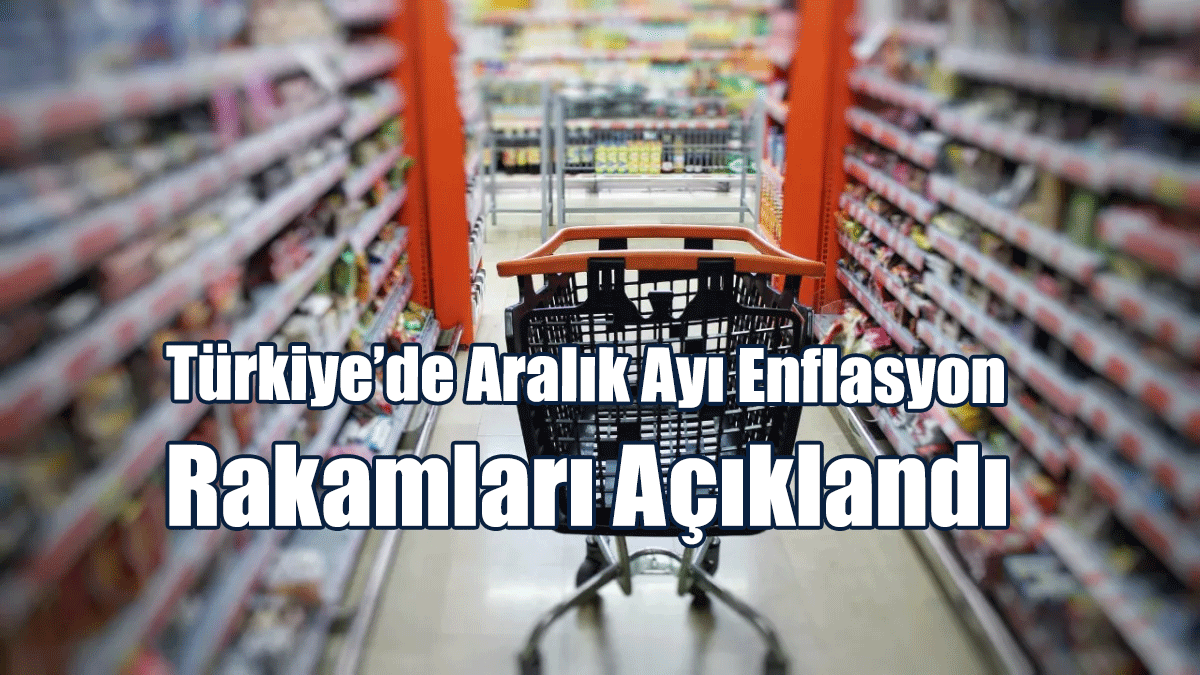 Türkiye’de Aralık Ayı Enflasyon Rakamları Açıklandı