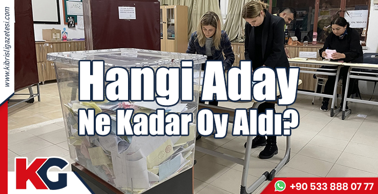 Hangi Aday Ne Kadar Oy Aldı?