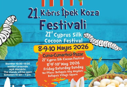 İpek Koza Festivali Bellapais Köy Meydanı’nda başlıyor