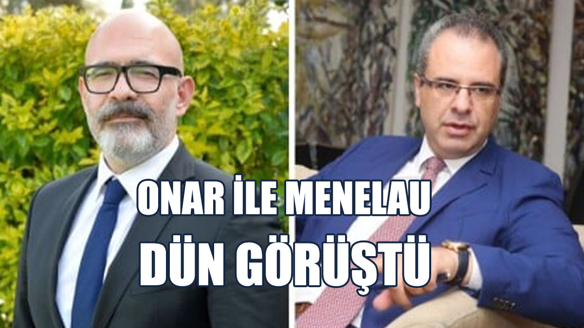 Onar İle Menelau Cenevre'den Sonra İlk Görüşmesini Dün Yaptı