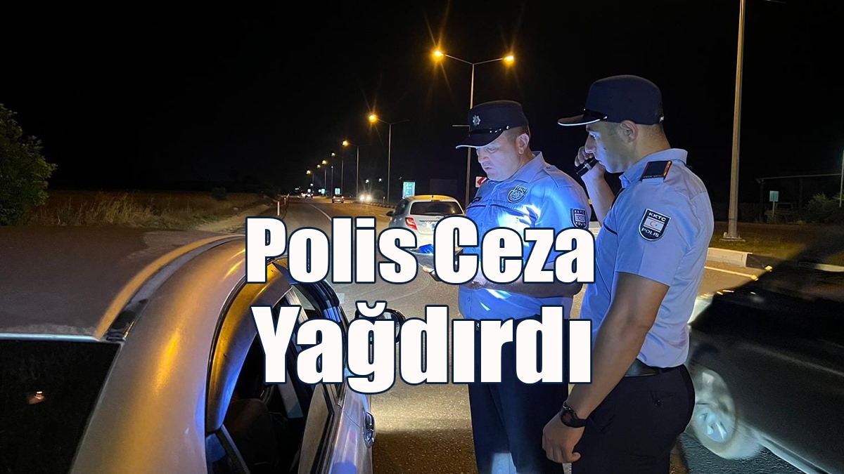 16 Sürücü Alkollü Çıktı, 34 Araç Trafikten Men Edildi