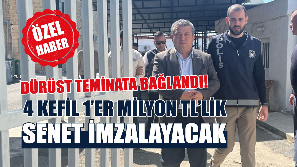 Dürüst Teminatla Serbest Kaldı
