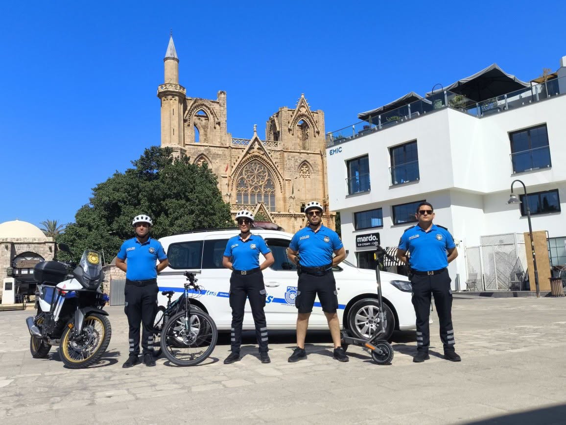 Turizm polisi uygulaması Gazimağusa'da da başladı