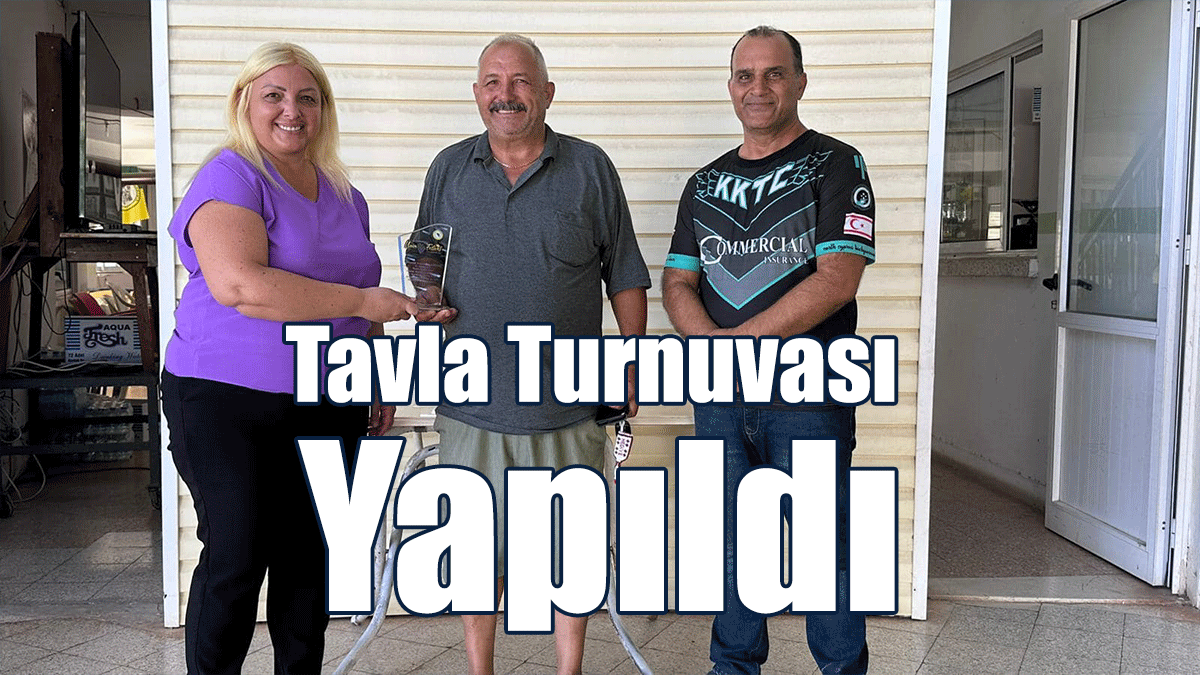 Tavla Turnuvası Yapıldı