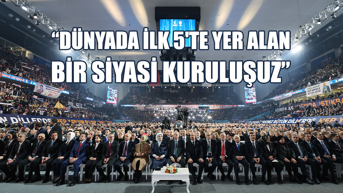 AK Parti 8'inci Olağan Büyük Kongresi Yapılıyor
