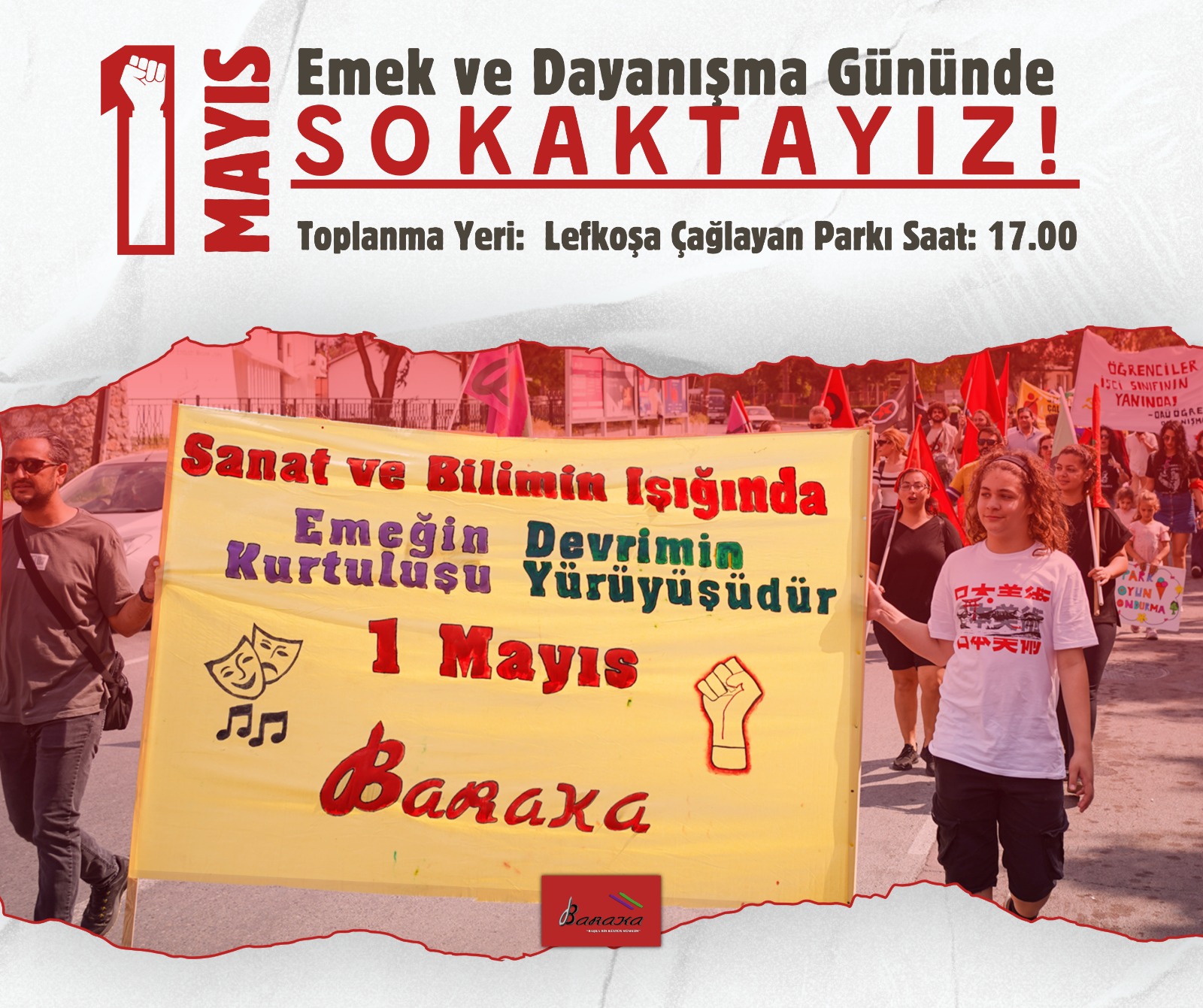 Baraka Kültür Merkezi’nden 1 Mayıs çağrısı