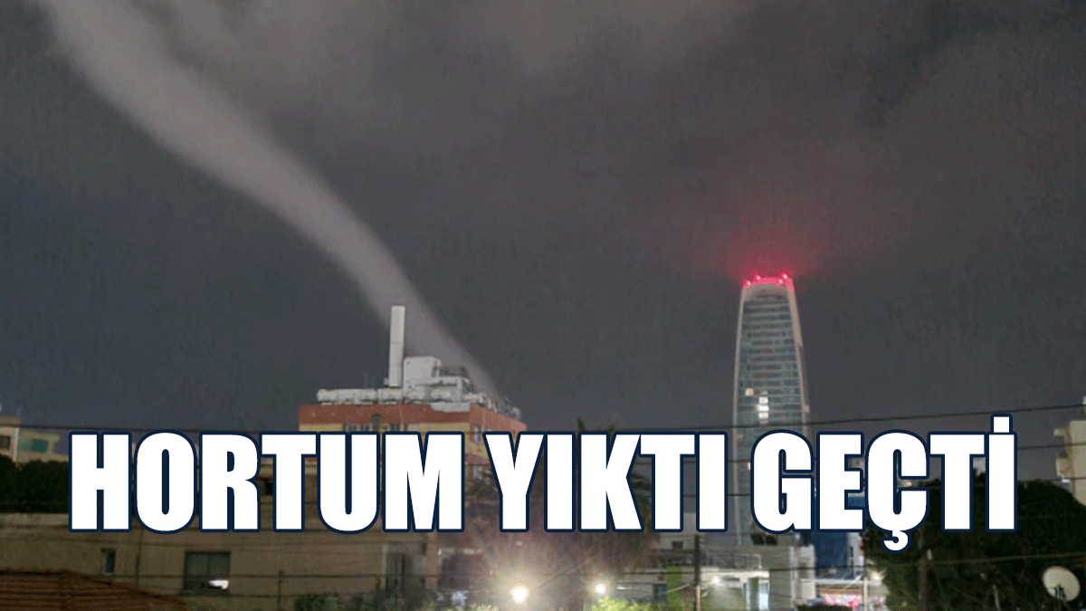 Limasol'un Yermasoya Bölgesini Hortum Vurdu