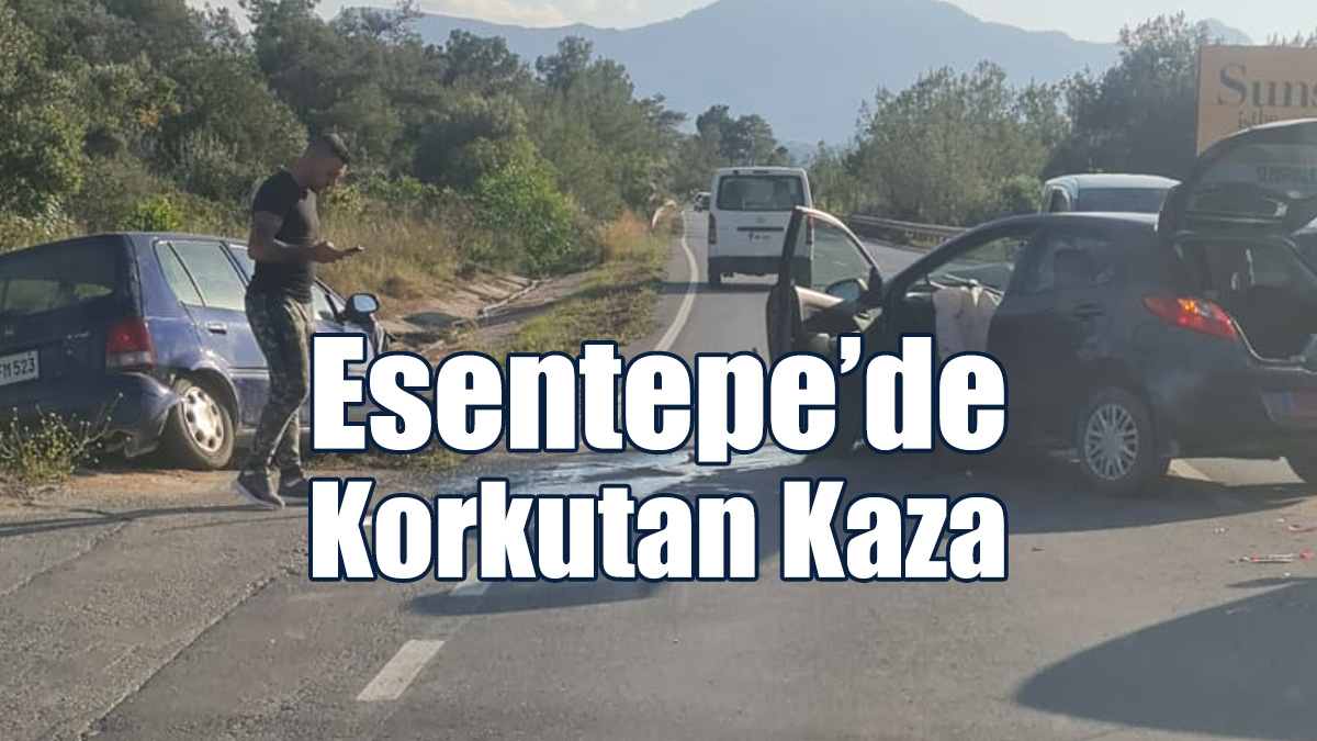 Esentepe'de Korkutan Kaza!