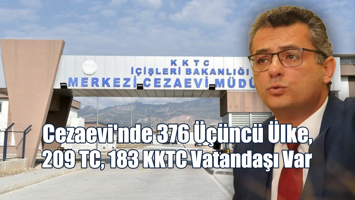 Erhürman: Cezaevi'nde 376 Üçüncü Ülke, 209 Tc, 183 KKTC Vatandaşı Var