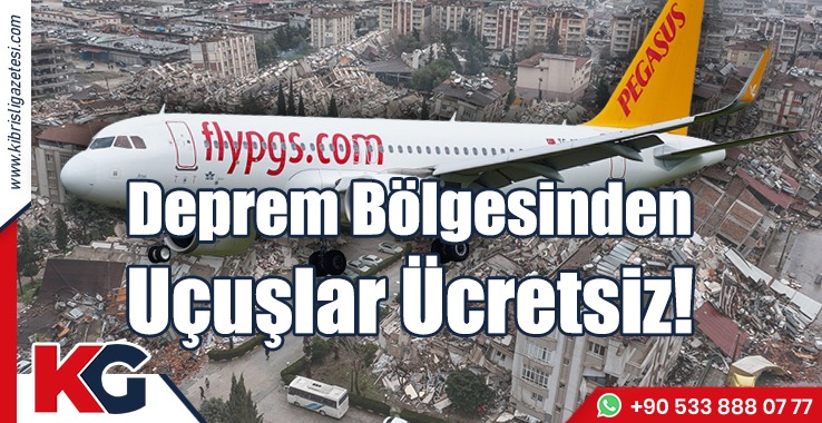 Afet Bölgelerinden Çıkışlı Uçuşlar Ücretsiz Olacak!